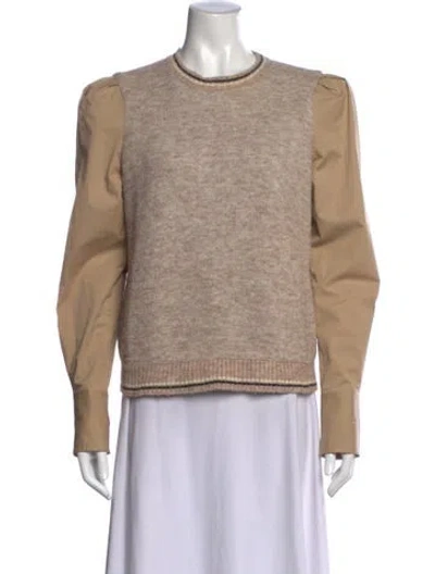 Pre-owned Derek Lam Crew Neck Sweater In Neutral