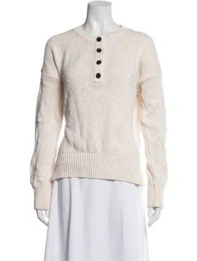 Pre-owned Derek Lam Crew Neck Sweater In Neutrals