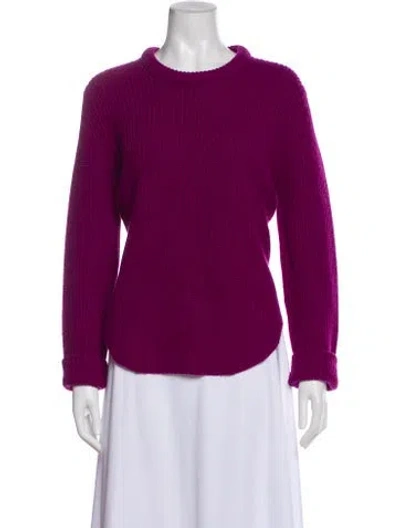 Pre-owned Derek Lam Crew Neck Sweater In Purple