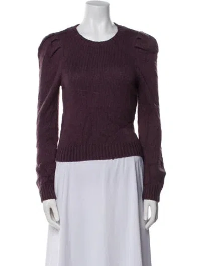 Pre-owned Derek Lam Crew Neck Sweater In Purple