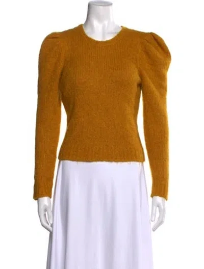 Pre-owned Derek Lam Crew Neck Sweater In Yellow