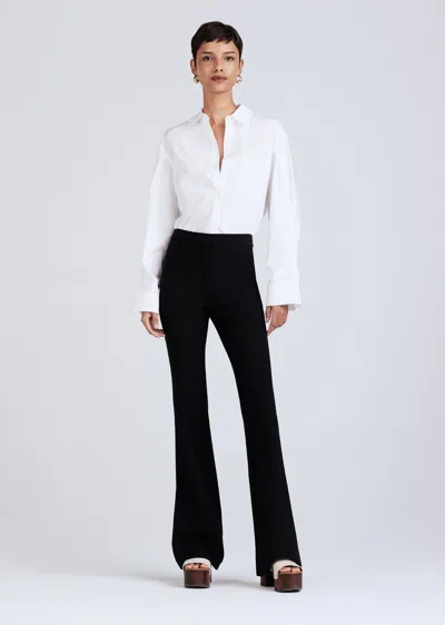 Derek Lam Crosby Flare Trouser In White