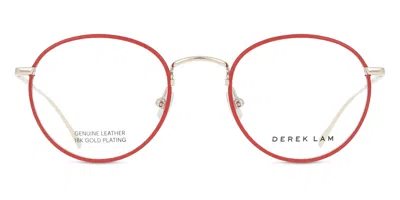Derek Lam Dl283 Men's Glasses, Red, Size 50