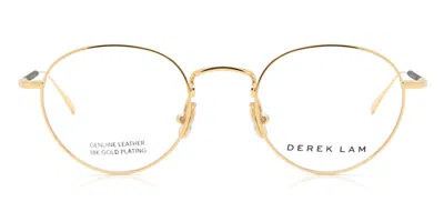 Derek Lam Dl285 Men's Glasses, Gold, Size 47