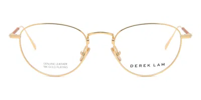 Derek Lam Dl289 Men's Glasses, Gold, Size 50