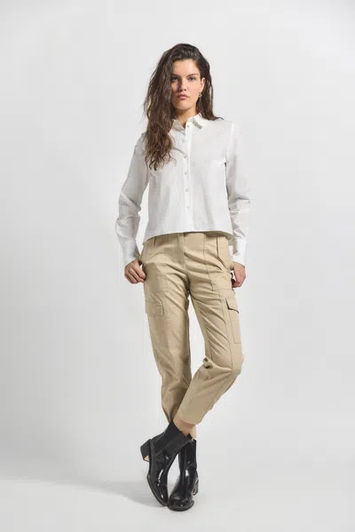 Derek Lam Elian Pant In Gray