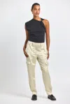 Derek Lam Elian Satin Cargo Pant