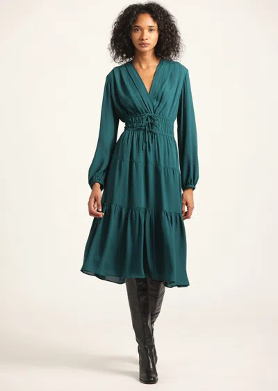 Derek Lam Elsa A-line Dress In Green