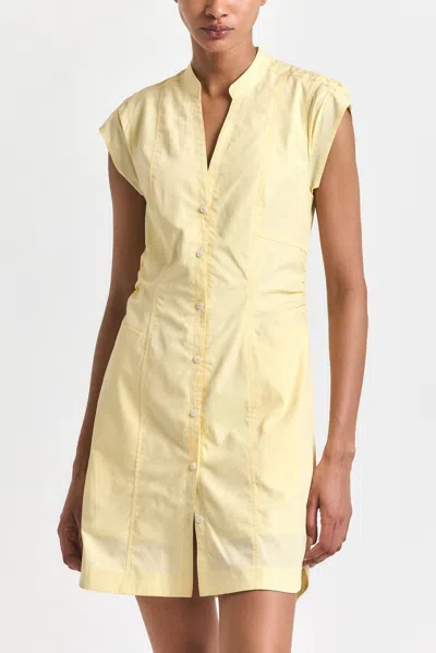Derek Lam Elyse Cotton Poplin Button Front Dress