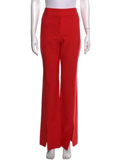 Pre-owned Derek Lam Flared Pants In Red