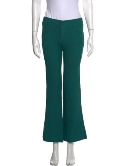 Pre-owned Derek Lam Flared Pants In Green