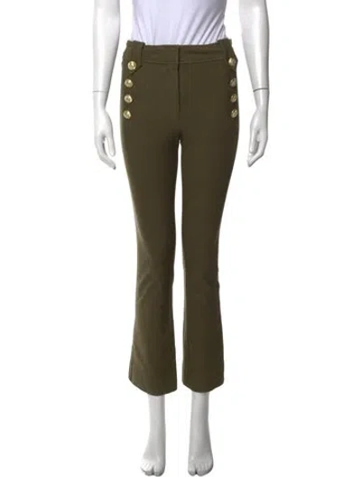 Pre-owned Derek Lam Flared Pants In Green