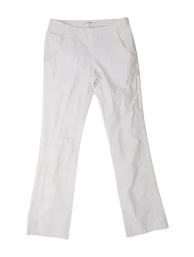 Pre-owned Derek Lam Flared Pants In White