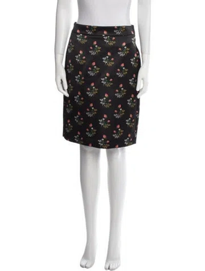 Pre-owned Derek Lam Floral Print Knee-length Skirt In Multi
