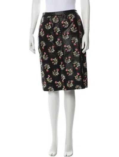Pre-owned Derek Lam Floral Print Knee-length Skirt In Multi