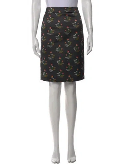 Pre-owned Derek Lam Floral Print Knee-length Skirt In Multi