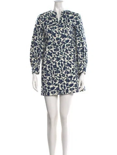 Pre-owned Derek Lam Floral Print Mini Dress In Multi