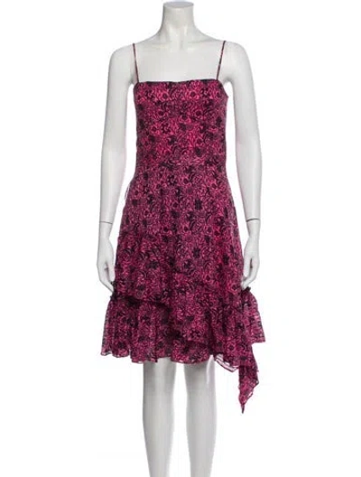 Pre-owned Derek Lam Floral Print Mini Dress W/ Tags In Multi