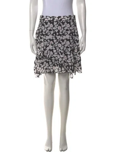 Pre-owned Derek Lam Floral Print Mini Skirt In Multi