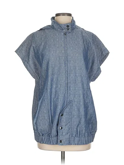 Pre-owned Derek Lam For Design Nation Denim Vest In Blue