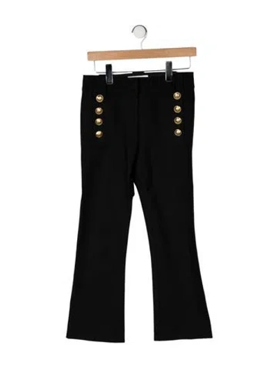 Pre-owned Derek Lam High-rise Flared Jeans In Black