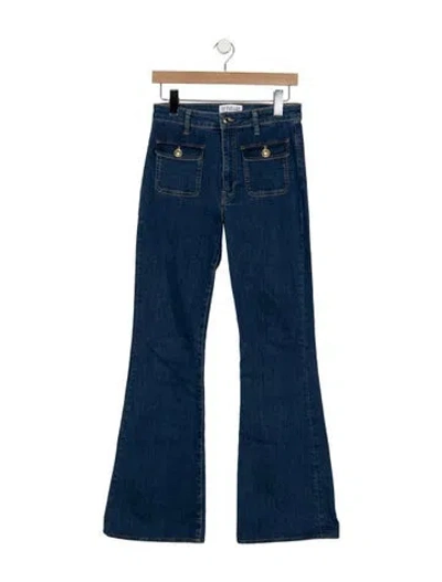 Pre-owned Derek Lam High-rise Flared Jeans In Blue