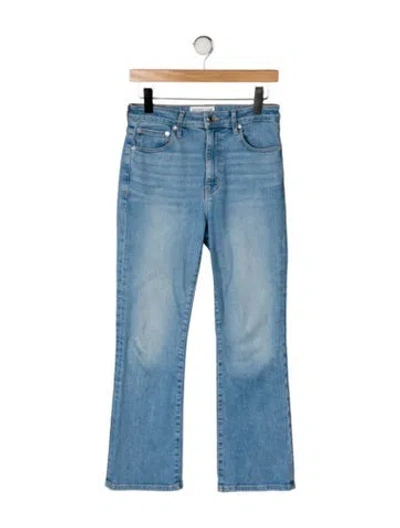Pre-owned Derek Lam High-rise Flared Jeans In Blue