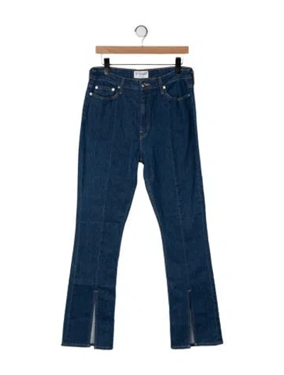 Pre-owned Derek Lam High-rise Flared Jeans W/ Tags In Blue