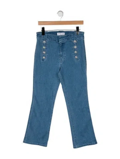 Pre-owned Derek Lam High-rise Flared Jeans W/ Tags In Blue