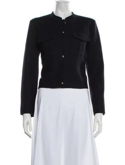 Pre-owned Derek Lam Jacket In Black/blue