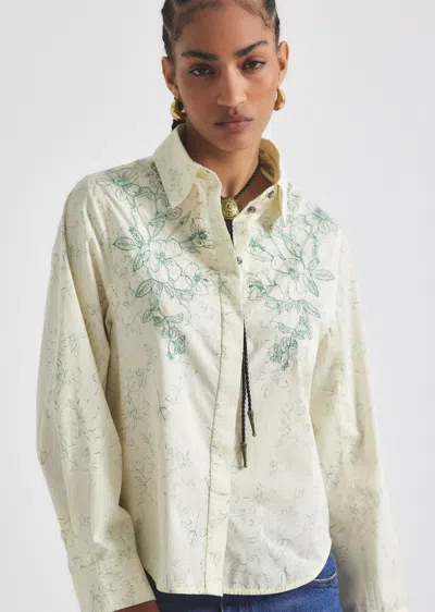 Derek Lam Jackson Shirt In Neutral