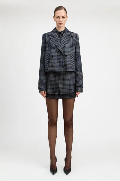 Derek Lam Jasmine Cropped Double Breasted Jacket