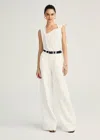 DEREK LAM JULIANA WIDE LEG PLEAT FRONT TROUSER