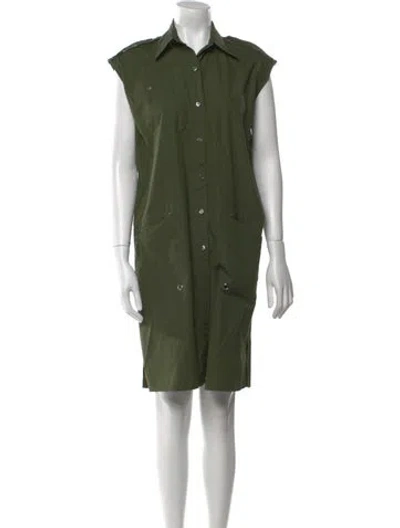 Pre-owned Derek Lam Knee-length Dress In Green