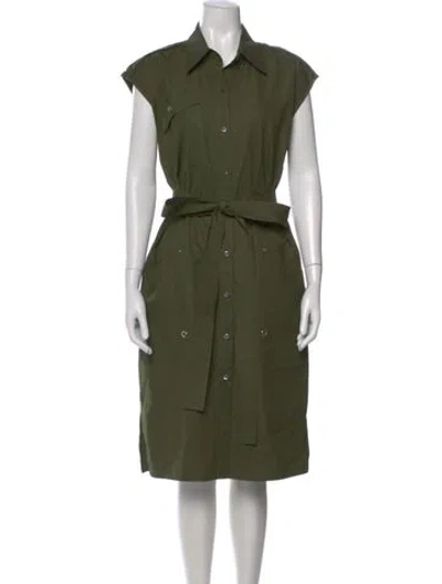 Pre-owned Derek Lam Knee-length Dress In Green
