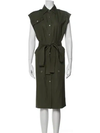 Pre-owned Derek Lam Knee-length Dress In Green