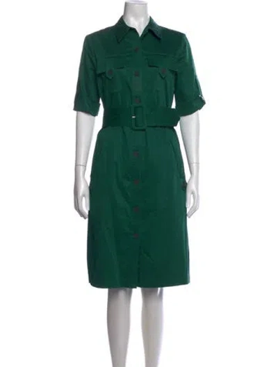 Pre-owned Derek Lam Knee-length Dress In Green