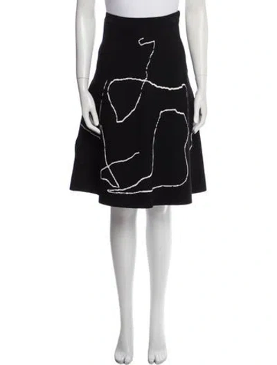 Pre-owned Derek Lam Knee-length Skirt In Black