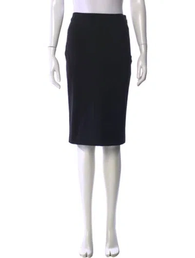 Pre-owned Derek Lam Knee-length Skirt W/ Tags In Black