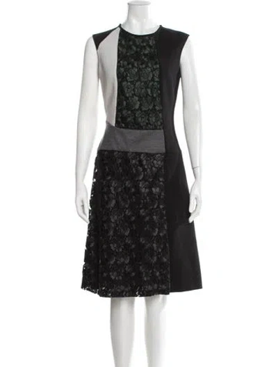 Pre-owned Derek Lam Lace Pattern Midi Length Dress In Multi