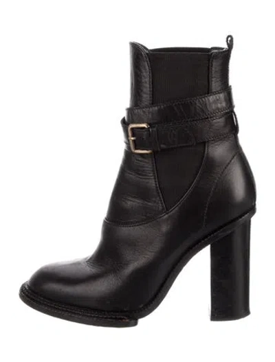 Pre-owned Derek Lam Leather Boots In Black