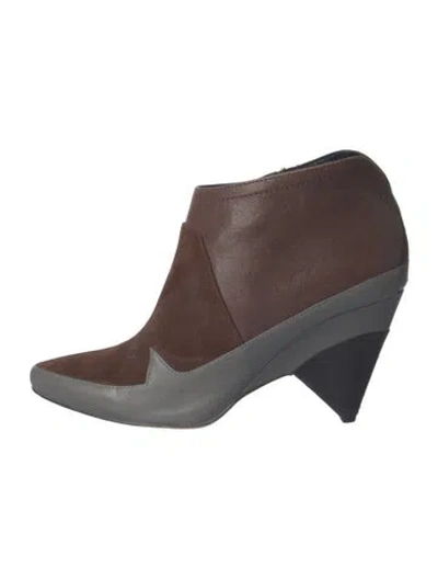 Pre-owned Derek Lam Leather Boots In Neutral