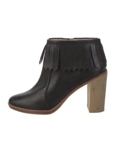 Pre-owned Derek Lam Leather Lace-up Boots
