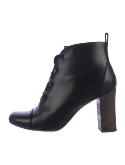 Pre-owned Derek Lam Leather Lace-up Boots In Blue