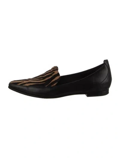 Pre-owned Derek Lam Leather Loafers In Black