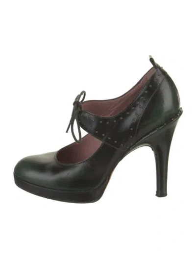 Pre-owned Derek Lam Leather Pumps In Black