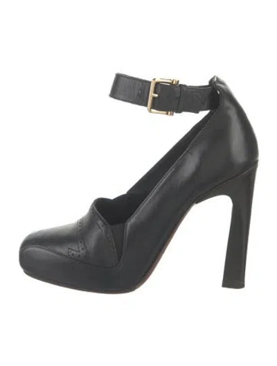Pre-owned Derek Lam Leather Pumps In Black
