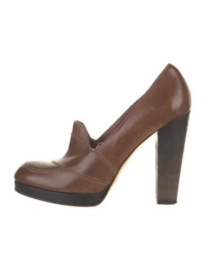 Pre-owned Derek Lam Leather Pumps In Brown