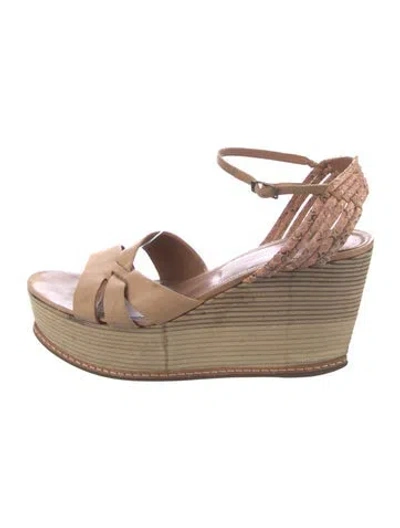 Pre-owned Derek Lam Leather Sandals In Black