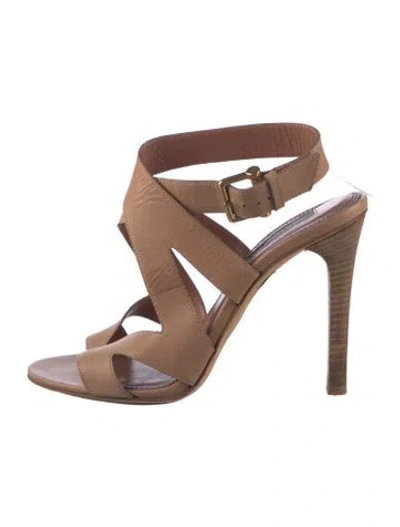 Pre-owned Derek Lam Leather Sandals In Brown